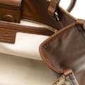 Miniatyrbild 9 av 10: Pre-owned Gucci Medium GG Canvas Horsebit 1955 Tote Brown