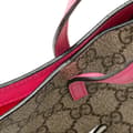 Miniatyrbild 7 av 10: Pre-owned Gucci GG Supreme Kids Rabbit Tote Brown