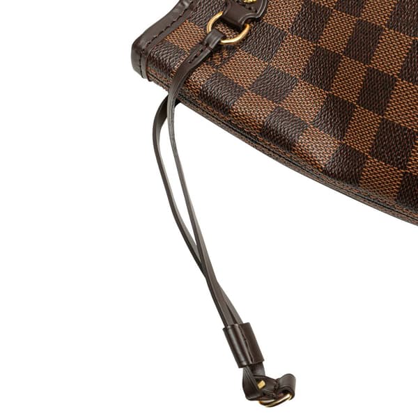 Pre-owned Louis Vuitton Damier Ebene Neverfull PM Brown