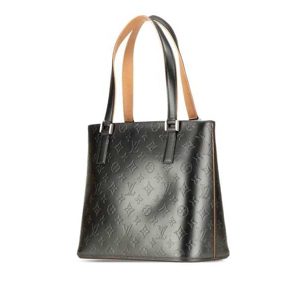 Pre-owned Louis Vuitton Monogram Mat Stockton Gray