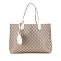 Miniatyrbild 1 av 10: Pre-owned Gucci Medium GG Supreme Reversible Tote Brown