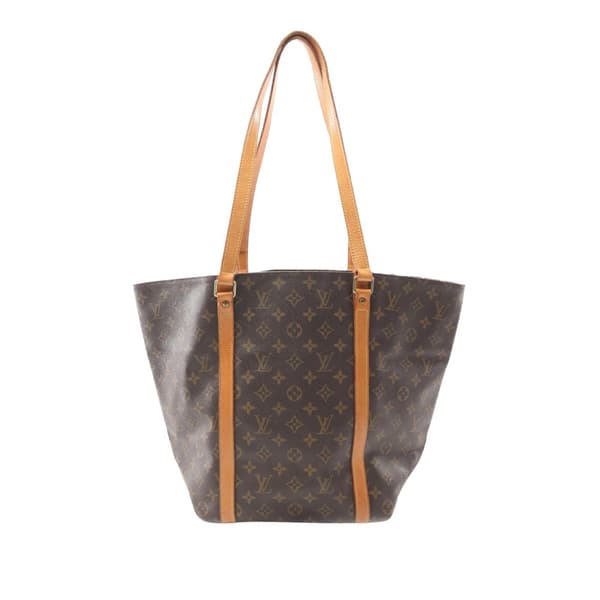 Pre-owned Louis Vuitton Monogram Sac Shopping Brown