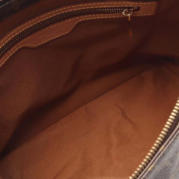 Pre-owned Louis Vuitton Monogram Cabas Piano Brown