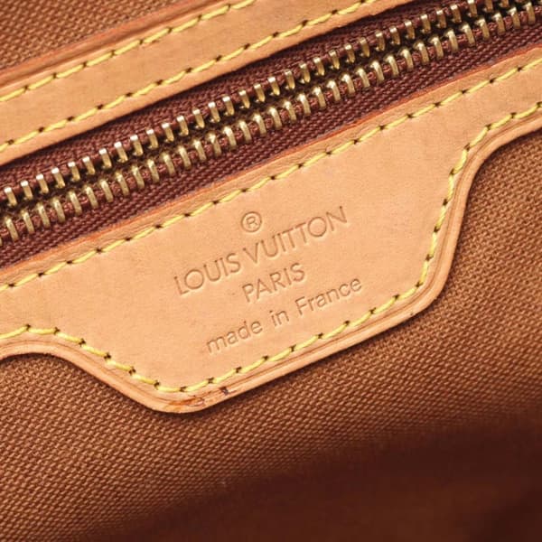 Pre-owned Louis Vuitton Monogram Cabas Piano Brown