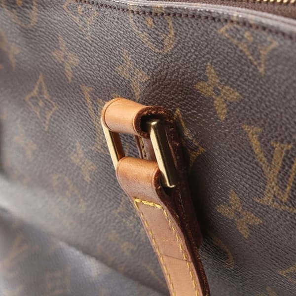 Pre-owned Louis Vuitton Monogram Cabas Piano Brown