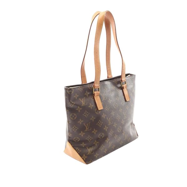 Pre-owned Louis Vuitton Monogram Cabas Piano Brown