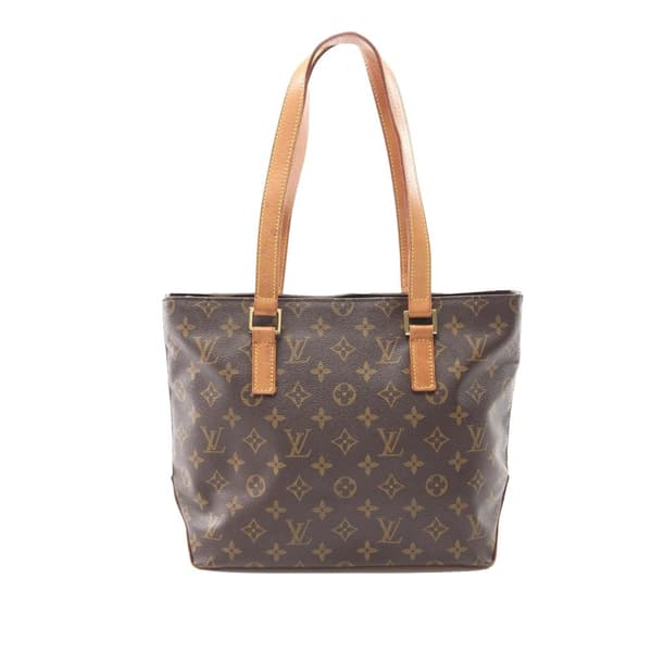 Pre-owned Louis Vuitton Monogram Cabas Piano Brown