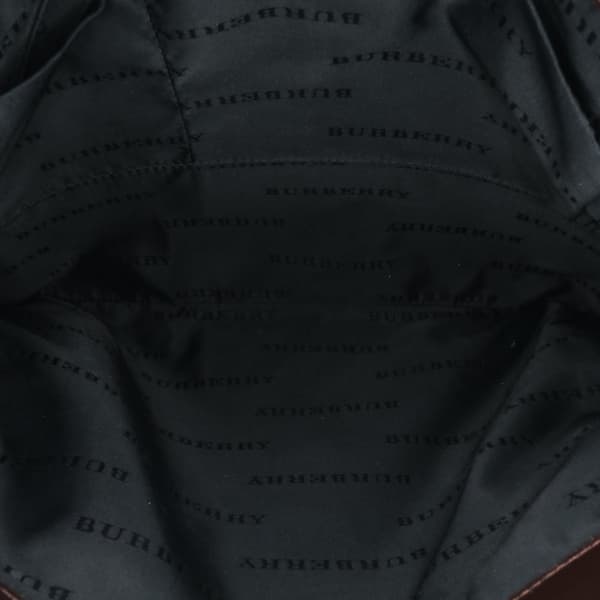 Pre-owned Burberry House Check Canvas Tote Brown