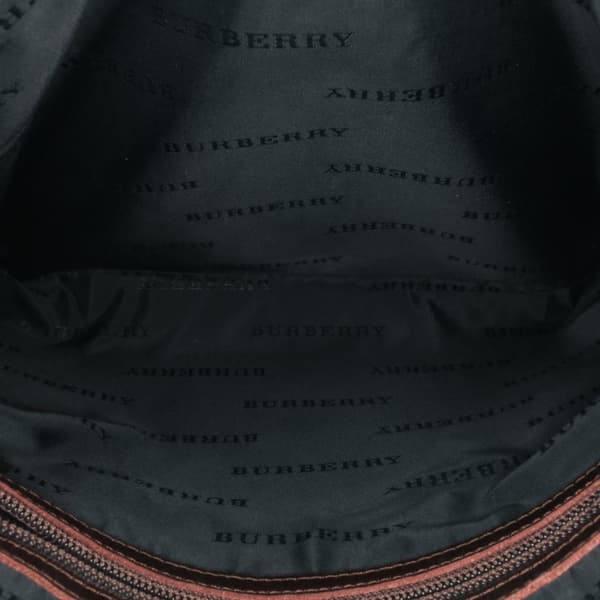 Pre-owned Burberry House Check Canvas Tote Brown