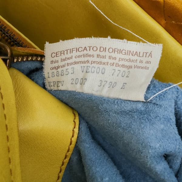 Pre-owned Bottega Veneta Leather Intrecciato Tote Yellow