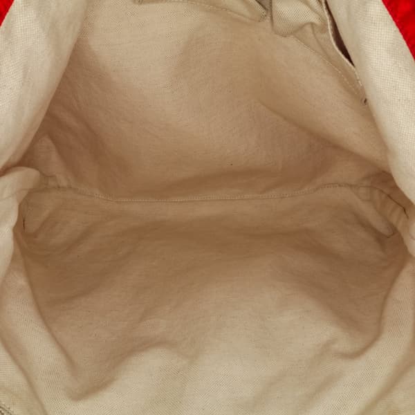 Pre-owned Gucci GG Canvas Tote Red