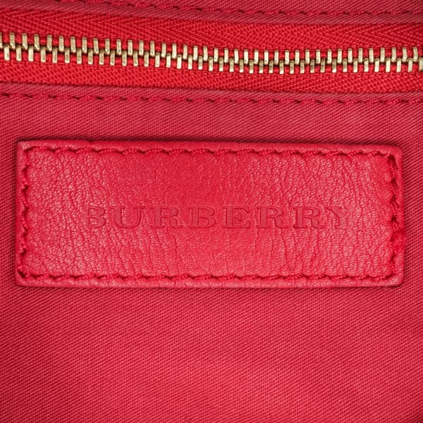 Pre-owned Burberry Small Haymarket Check Coated Canvas Canterbury Tote Brown
