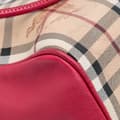 Miniatyrbild 8 av 9: Pre-owned Burberry Small Haymarket Check Coated Canvas Canterbury Tote Brown