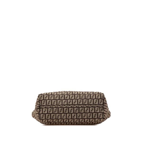 Pre-owned Fendi Zucchino Canvas Tote Brown