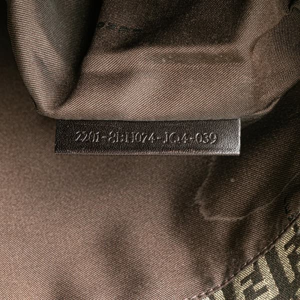 Pre-owned Fendi Zucchino Canvas Tote Brown