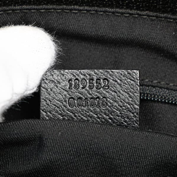 Pre-owned Gucci GG Canvas Eclipse Tote Black