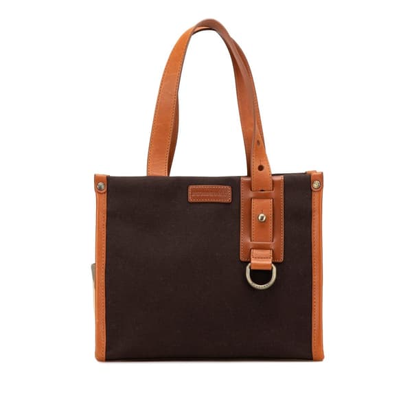 Pre-owned Burberry Canvas Tote Brown