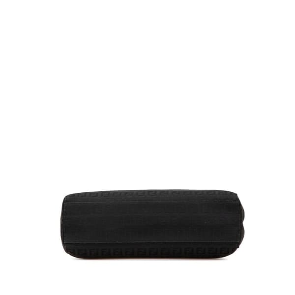 Pre-owned Fendi Zucchino Canvas Tote Black