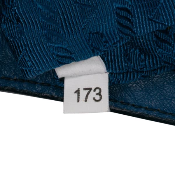 Pre-owned Prada Vitello Daino Tote Blue