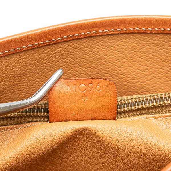 Pre-owned Celine Macadam Coated Canvas Tote Brown