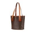 Miniatyrbillede 2 af 10: Pre-owned Celine Macadam Coated Canvas Tote Brown