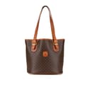 Miniatyrbillede 1 af 10: Pre-owned Celine Macadam Coated Canvas Tote Brown