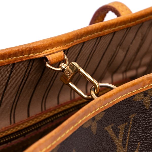 Pre-owned Louis Vuitton Monogram Neverfull PM Brown