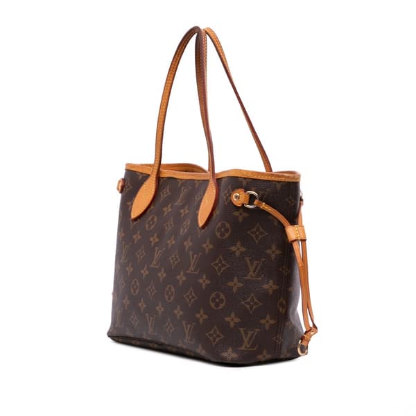 Pre-owned Louis Vuitton Monogram Neverfull PM Brown