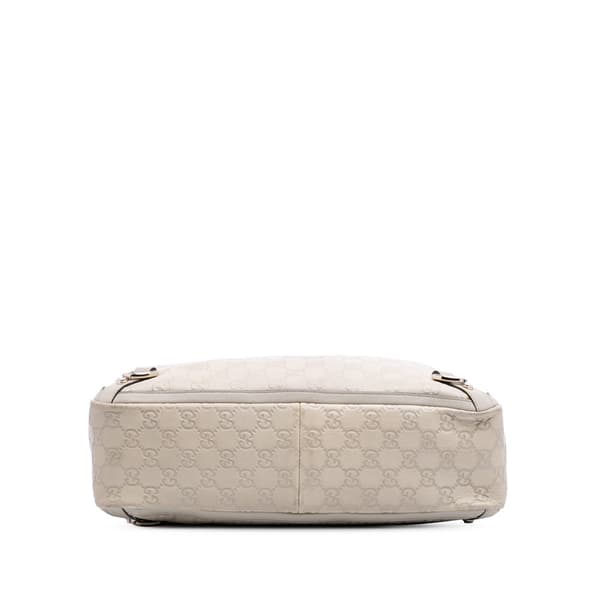 Pre-owned Gucci Guccissima Abbey D Ring Tote Brown
