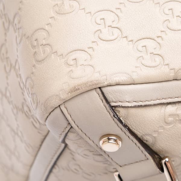 Pre-owned Gucci Guccissima Abbey D Ring Tote Brown
