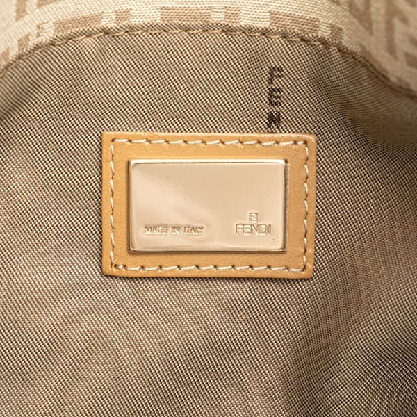 Pre-owned Fendi Zucchino Canvas Tote Brown