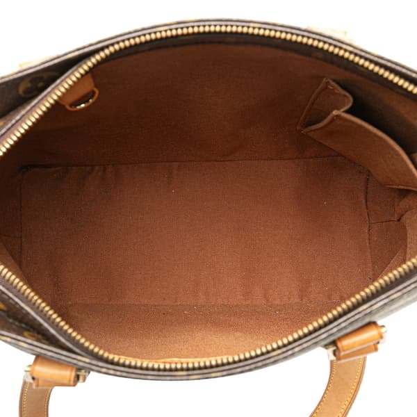 Pre-owned Louis Vuitton Monogram Cabas Piano Brown