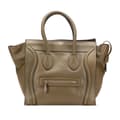 Miniatyrbilde 1 av 8: Pre-owned Celine Mini Calfskin Luggage Tote Brown