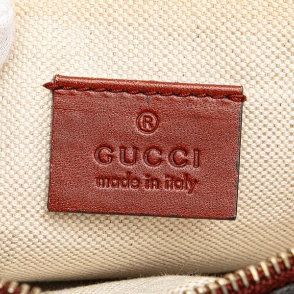 Pre-owned Gucci GG Canvas Craft Tote Brown
