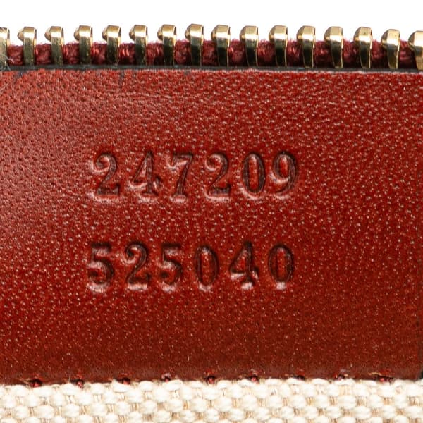 Pre-owned Gucci GG Canvas Craft Tote Brown