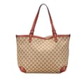 Miniatyrbild 1 av 10: Pre-owned Gucci GG Canvas Craft Tote Brown