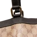 Miniatyrbild 6 av 10: Pre-owned Gucci GG Crystal Abbey D Ring Tote Brown