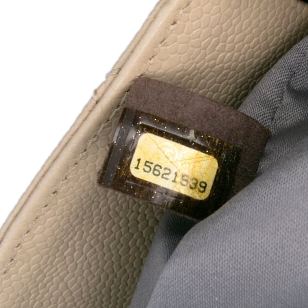 Pre-owned Chanel Caviar Grand Shopping Tote Brown