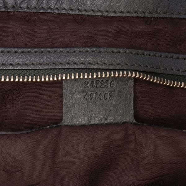 Pre-owned Gucci Large GG Canvas GG Charm Tote Brown