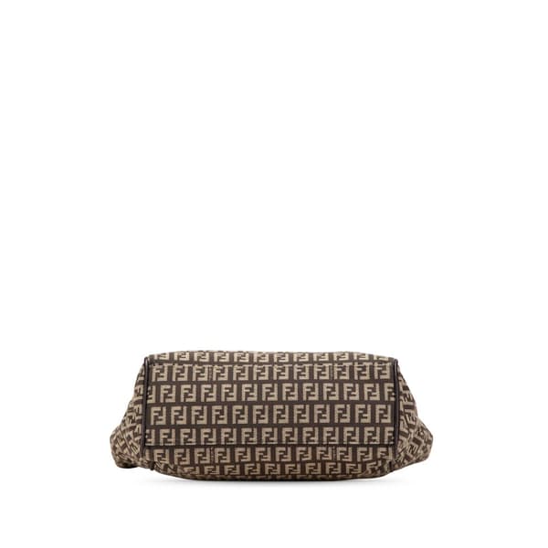 Pre-owned Fendi Zucchino Canvas Tote Brown