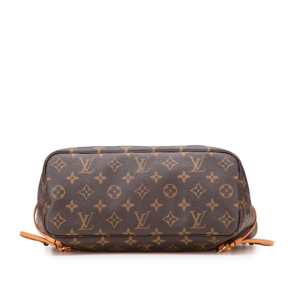 Pre-owned Louis Vuitton Monogram Neverfull PM Brown