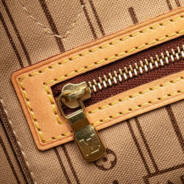 Pre-owned Louis Vuitton Monogram Neverfull PM Brown