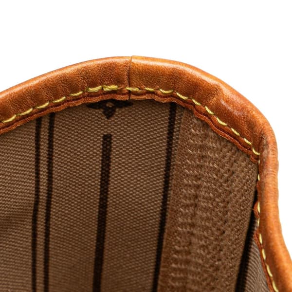 Pre-owned Louis Vuitton Monogram Neverfull PM Brown