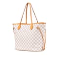 Miniatyrbild 2 av 9: Pre-owned Louis Vuitton Damier Azur Neverfull MM White