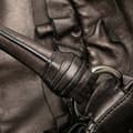 Pikkukuva 10 / 10: Pre-owned Prada Metallic Nappa Mordore Ruffle Tote Brown