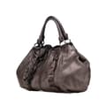 Pikkukuva 2 / 10: Pre-owned Prada Metallic Nappa Mordore Ruffle Tote Brown
