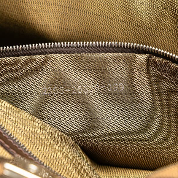 Pre-owned Fendi Small Zucca Canvas Twins Tote Brown