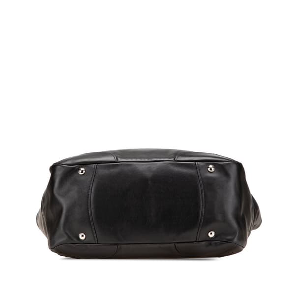 Pre-owned Prada Soft Calf Tote Black