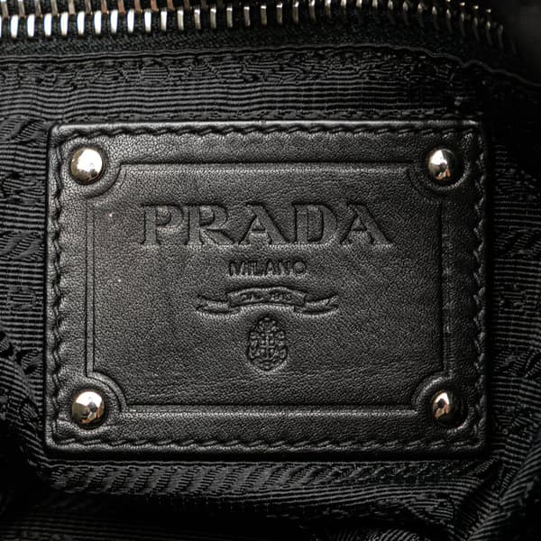 Pre-owned Prada Soft Calf Tote Black