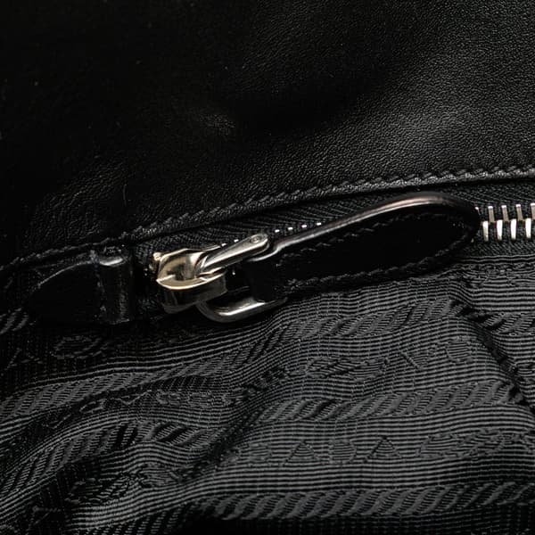 Pre-owned Prada Soft Calf Tote Black